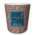 Retro Squares Plastic Tumbler 6oz (Personalized)