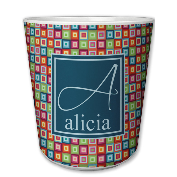 Custom Retro Squares Plastic Tumbler 6oz (Personalized)