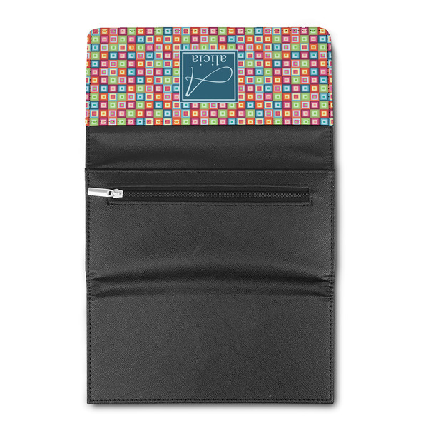 Retro Squares Ladies Wallet (Open)