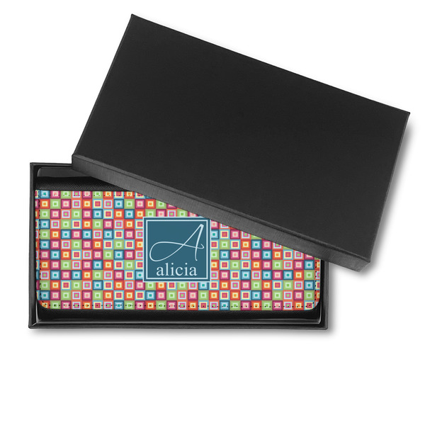 Retro Squares Ladies Wallet - in box