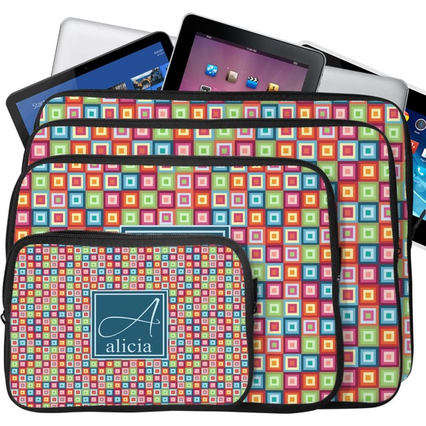 Retro Squares Laptop Case Sizes