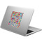 Retro Squares Laptop Decal (Personalized)