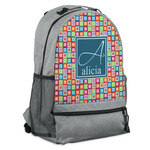 Retro Squares Backpack (Personalized)