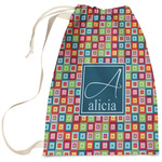 Retro Squares Laundry Bag (Personalized)