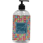 Retro Squares Plastic Soap / Lotion Dispenser (Personalized)