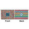 Retro Squares Large Zipper Pouch Approval (Front and Back)