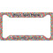 Retro Squares License Plate Frame - Style A