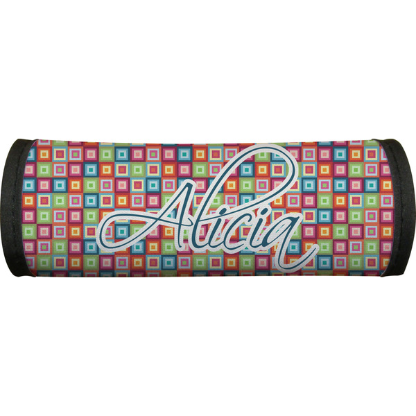 Retro Squares Luggage Handle Wrap