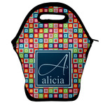 Retro Squares Lunch Bag w/ Name and Initial