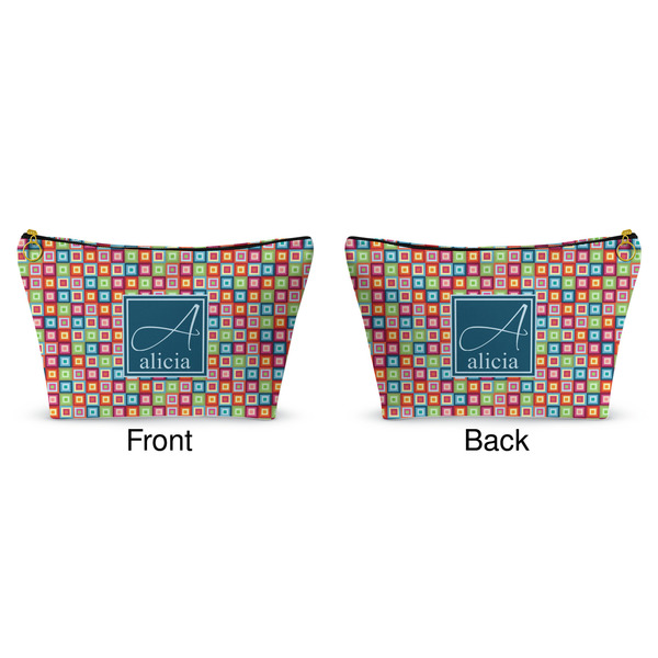 Retro Squares Makeup Bag Approval