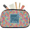 Retro Squares Makeup / Cosmetic Bag - Medium (Personalized)