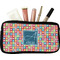 Retro Squares Makeup / Cosmetic Bag (Personalized)