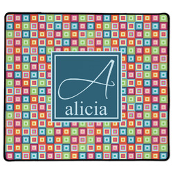 Retro Squares XL Gaming Mouse Pad - 18" x 16" (Personalized)