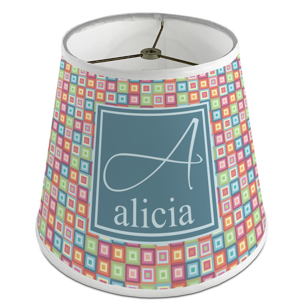 Custom Retro Squares Empire Lamp Shade (Personalized)