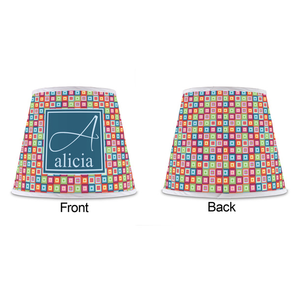 Retro Squares Poly Film Empire Lampshade - Approval