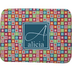 Retro Squares Memory Foam Bath Mat - 48"x36" (Personalized)