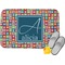 Retro Squares Memory Foam Bath Mat (Personalized)