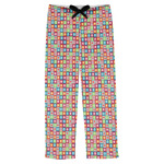 Retro Squares Mens Pajama Pants - L