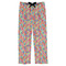 Retro Squares Mens Pajama Pants - XS