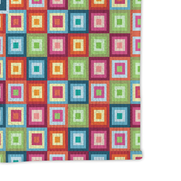 Retro Squares Microfiber Dish Rag - DETAIL