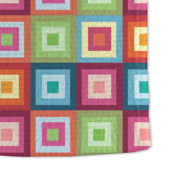Retro Squares Microfiber Dish Towel - DETAIL