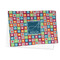 Retro Squares Microfiber Dish Towel - FOLDED HALF