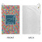 Retro Squares Microfiber Golf Towels - Small - APPROVAL
