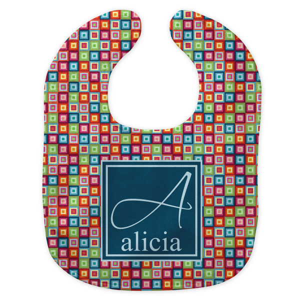 Retro Squares New Bib Flat Approval