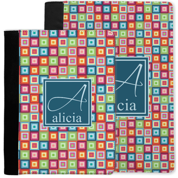 Retro Squares Notebook Padfolio - MAIN