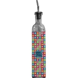 Retro Squares Oil Dispenser Bottle (Personalized)