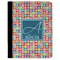 Retro Squares Padfolio Clipboards - Large - FRONT