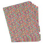 Retro Squares Binder Tab Divider Set (Personalized)