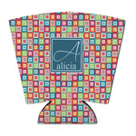 Retro Squares Party Cup Sleeve - with Bottom (Personalized)