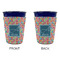 Retro Squares Party Cup Sleeves - without bottom - Approval