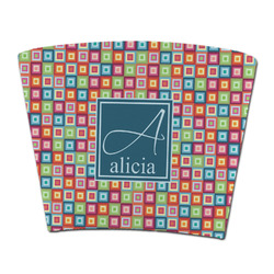 Retro Squares Party Cup Sleeve - without bottom (Personalized)