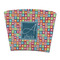 Retro Squares Party Cup Sleeves - without bottom - FRONT (flat)