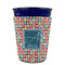 Retro Squares Party Cup Sleeves - without bottom - FRONT (on cup)