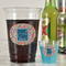 Retro Squares Party Cups - 16oz - In Context