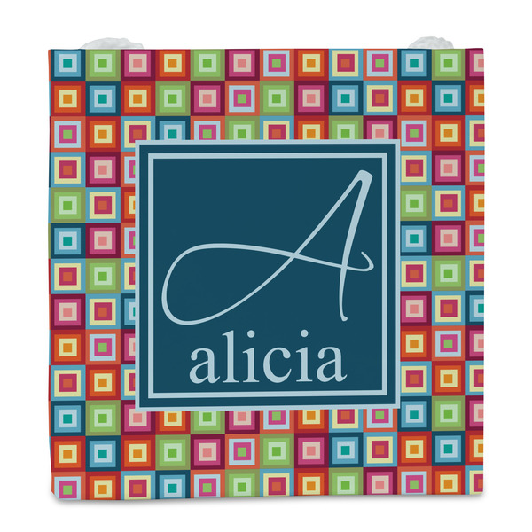 Retro Squares Party Favor Gift Bag - Gloss - Front