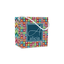 Retro Squares Party Favor Gift Bags - Gloss (Personalized)