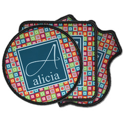 Retro Squares Iron on Patches (Personalized)