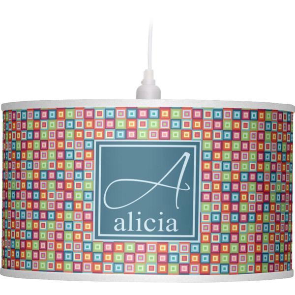 Retro Squares Pendant Lamp Shade