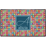 Retro Squares Door Mat - 60"x36" (Personalized)