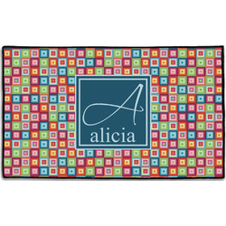 Retro Squares Door Mat - 60"x36" (Personalized)