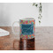 Retro Squares Personalized Coffee Mug - Lifestyle