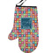 Retro Squares Left Oven Mitt (Personalized)