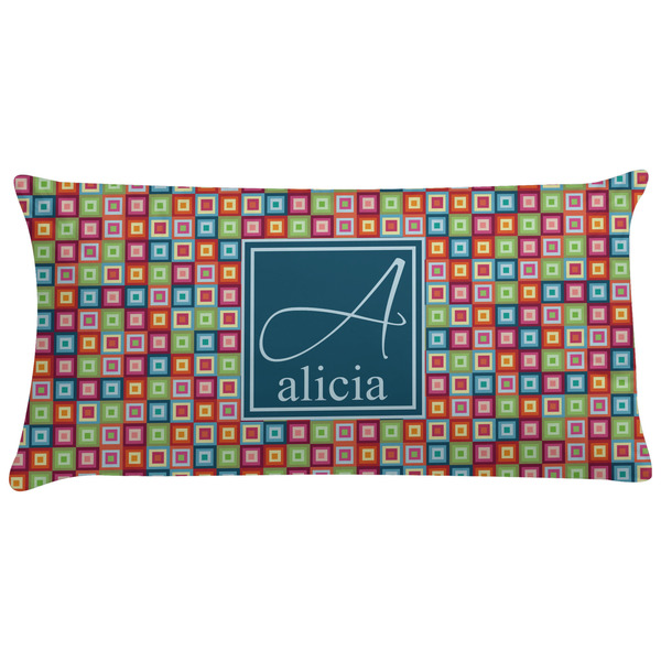 Custom Retro Squares Pillow Case (Personalized)
