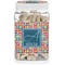 Retro Squares Dog Treat Jar (Personalized)