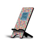 Retro Squares Cell Phone Stand (Small) (Personalized)