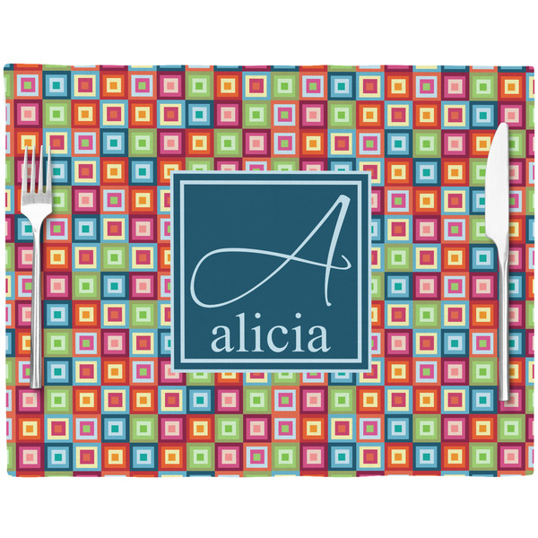 Retro Squares Placemat with Props